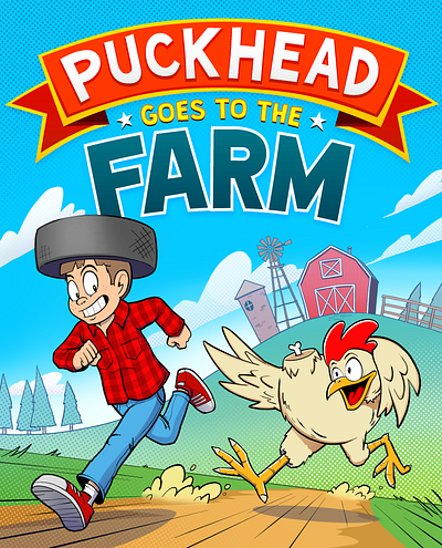 Puckhead Goes to the Farm illustration