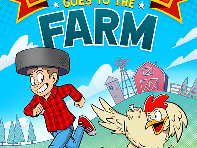 Puckhead Goes to the Farm illustration