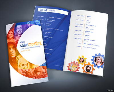 Sales Training Brochure branding graphic design