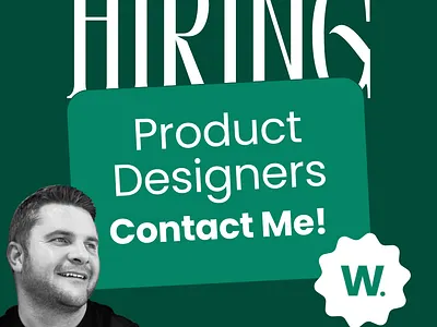 I'm always HIRING! product design ui ux uxui