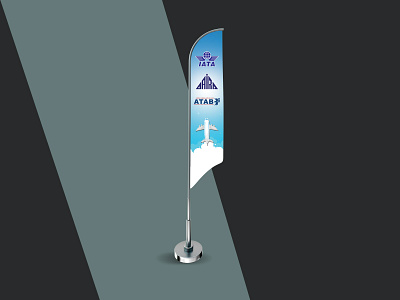 Flag Stand Design branding graphic design