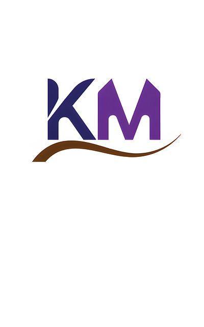 K+M letter logo design abstract branding design graphic design lettermark logo vector wordmark