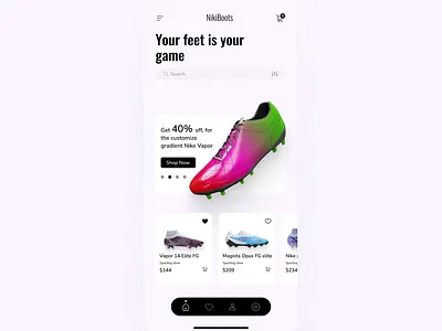 Mobile store concept branding graphic design ui