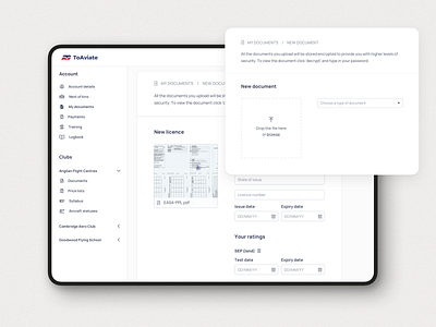 Aircraft Booking Platform toaviate