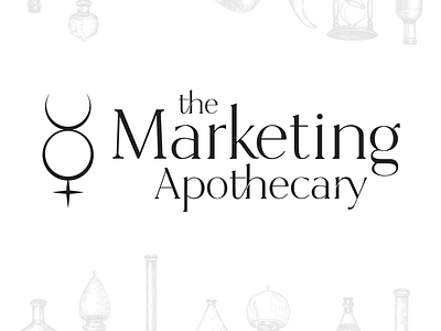 The Marketing Apothecary adobeillustrator alchemist alchemy apothecary art artist brand brand design branding copywriter design digitalmarketing graphic design illustration liquor logo marketing mercury potions tonics