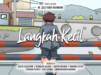 Animation: "Langkah Kecil" 2d animation advice animation be kind care covid19 motion graphics motivation pandemic social story storytelling
