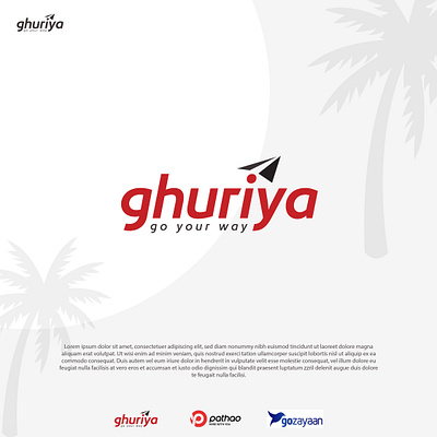 Ghuriya - Logo Design branding ghuriya graphic design logo logo icon minimalist travel travel logo traveling vect plus