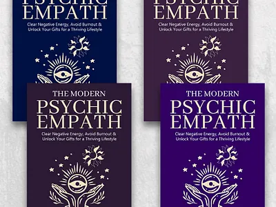 Professional Book cover design with different colors