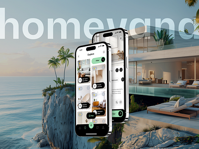 Homevana Real Estate App app appdesign application estateapp homeapp iosui mobileapp rental ui userinterface