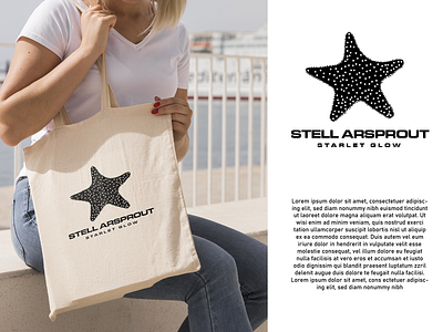 STELL ARSPROUT LOGO branding design fish graphic design illustration logo sea sea fish star fish star fish logo