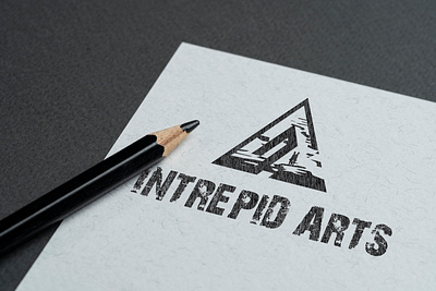 Intrepid Logo anika sultana shyama arts logo branding business logo graphic design iterpid logo logo design