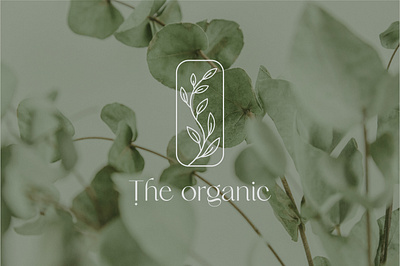 The Organic Logo anika sultana shyama beauty logo branding business logo graphic design logo design minimalist logo signature logo the organic logo
