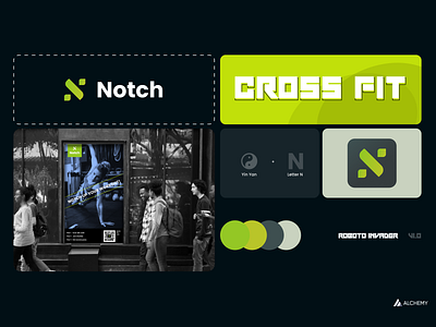 Notch Branding 🏋️‍♀️ app branding design graphic design illustration logo ui ux vector website