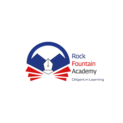 Rock Fountain Academy figma graphic design logo