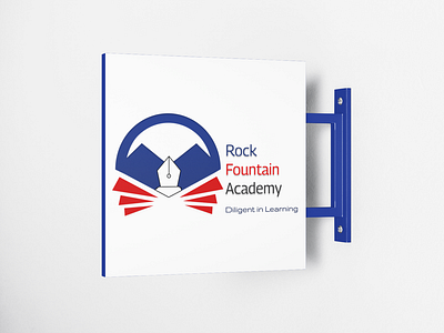 Rock Fountain Academy figma graphic design logo