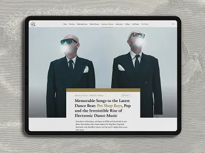 The Quietus - Desktop design article branding design editorial graphic design journalism large photography typography ui ux