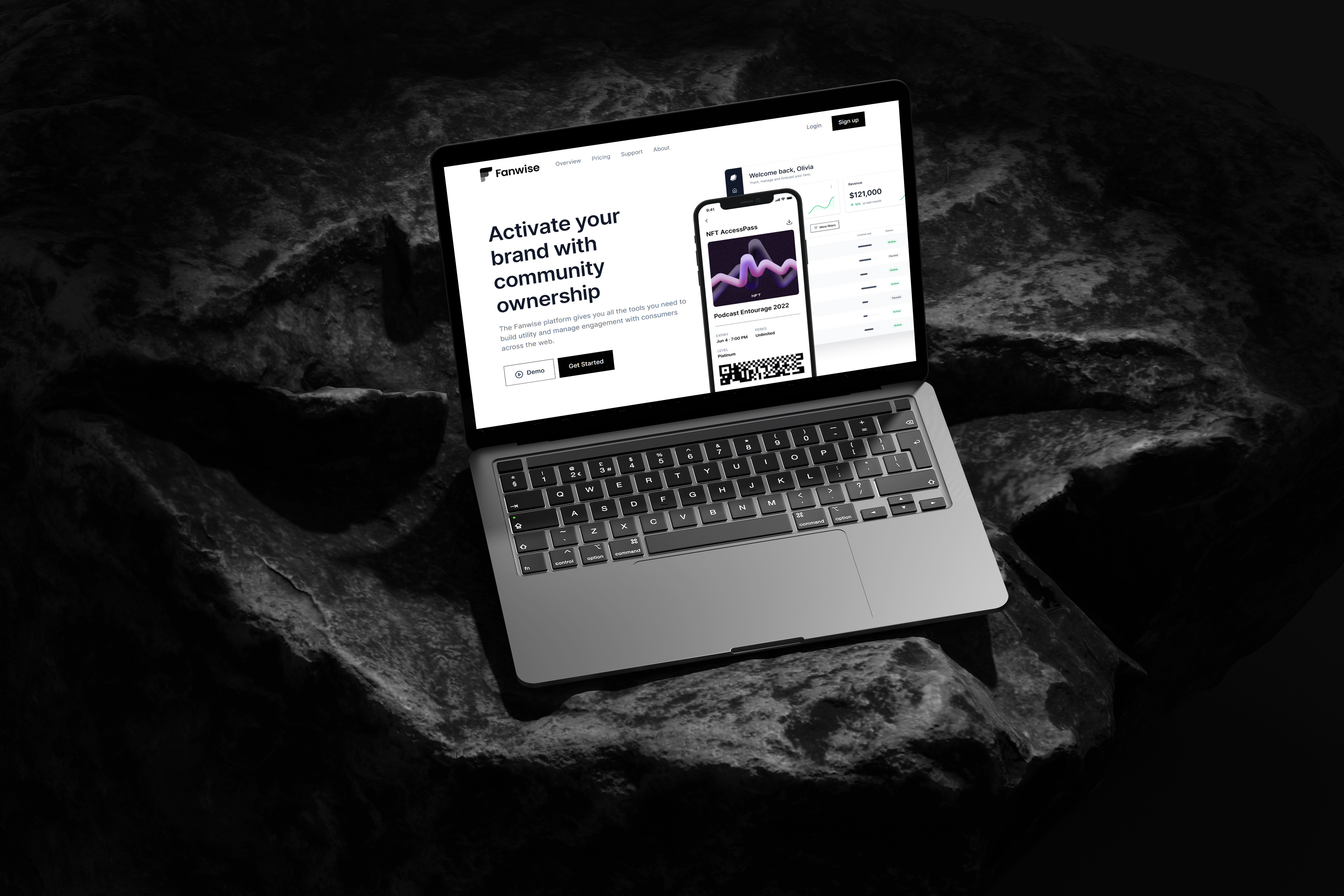 Fanwise | Finance Website Design figma finance web finance website finance website uiux ui web design webflow website design