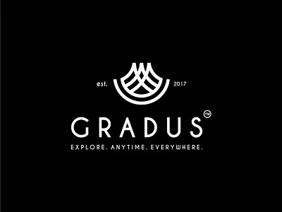 Gradus Outdoor Logo branding business logo mature memorable modern outdoor simple sophisticated unique