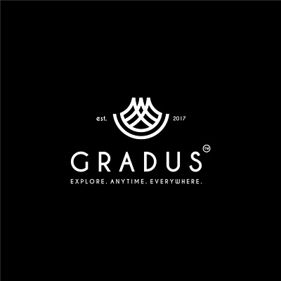 Gradus Outdoor Logo branding business logo mature memorable modern outdoor simple sophisticated unique