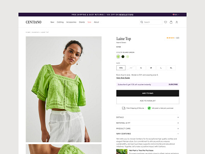 Fashion E-Commerce checkout e commerce ecommerce fashion product page ui ui design website