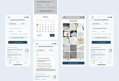 Oversite app - redesign app blue blue app case study design graphic design hr hrtech minimalism mobile mobile app modern redesign tech ui ux web design