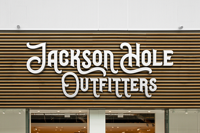 Jackson Hole Outfitters | Western Brand & Logo Design branding graphic design illustration logo typography western