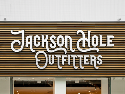 Jackson Hole Outfitters | Western Brand & Logo Design branding graphic design illustration logo typography western