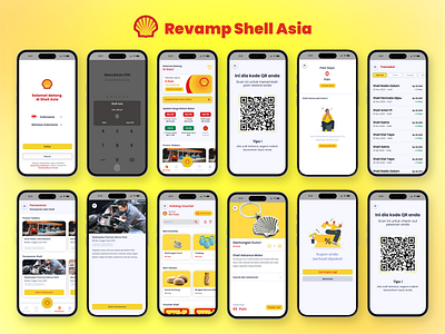 Revamp Shell Asia App aplication design mobile app oil portfolio product design project revamp revamp app shell shell asia ui ui desing ui portfolio ui ux design