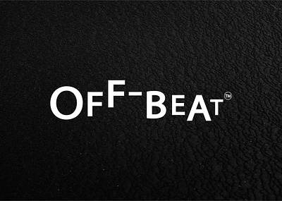 Off-Beat Logo anika sultana shyama branding business logo graphic design logo design off beat logo