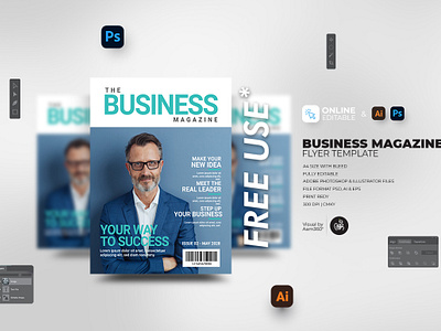 Business Magazine Flyer Template aam360 aam3sixty branding business magazine covers business magazine magazine business magazine poster business magazine template corporate magazine cover design flyer template magazine magazine cover magazine cover design template