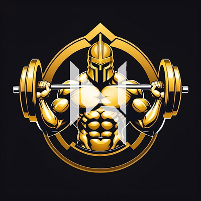 Spartan Inspired AI Logo For Premier Gym I branding graphic design logo