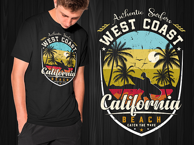 CALIFORNIA BEACH SUMMER T-SHIRT DESIGN beachfashion beachlife beachstyle beachtshirtdesign beachtshirts beachwear californiabeach californiadreaming californialove californiastyle californiasummer californiavibes calilife clothing graphic design illustration summerapparel summertee summervibes sunnycalifornia