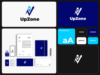 UpZone - A Minimalist Logo. abstract agency logo awsome logo branding cool logo design digital marketing logo futuristic logo graphic design illustration logo minimalist logo office logo professional tech logo typography ui ux vector