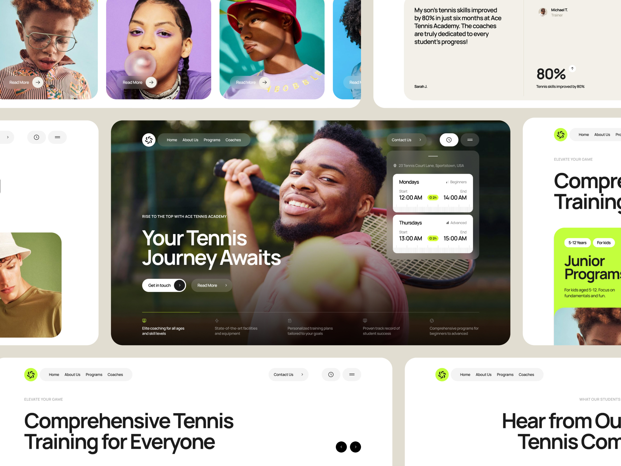 Example of Sport Coaching Website