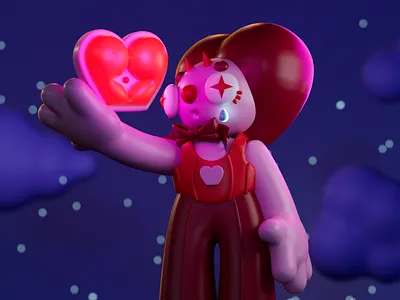 Luckee Charms - True Love 3d c4d character design illustration love lucky lucky charm