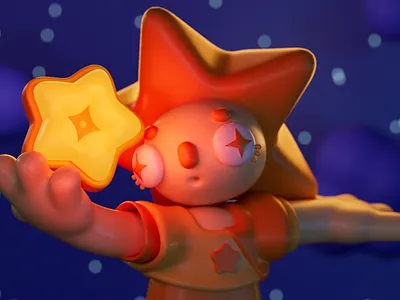 Luckee Charms - Honest Wealth 3d c4d character design cute illustration luck lucky lucky charms redshift star