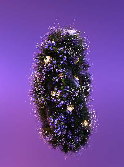 flowery stone 3d cinema 4d graphic design motion graphics