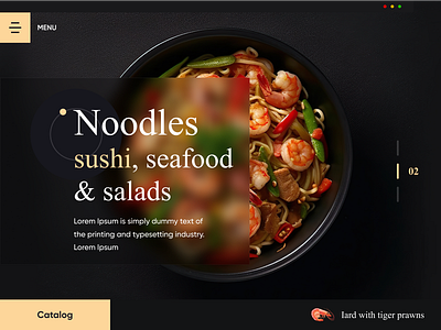 Crafting Fusion: Where Noodles Meet Sushi Rolls! 3d android animation app ui branding dashboard design figma food food website graphic design illustration ios app logo motion graphics ui vector web design web ui website ui