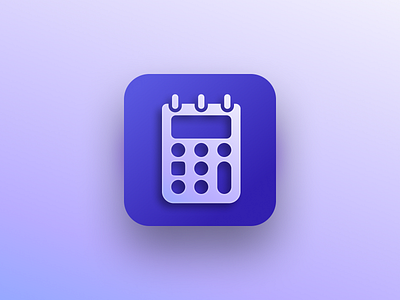 Meeting Cost Calculator App Icon Direction app icon branding calculator ios logo ui ui design