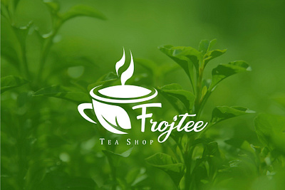 Tea Shop Logo Design anika sultana shyama branding business logo graphic design green tea logo logo design tea cup logo tea logo tea shop logo