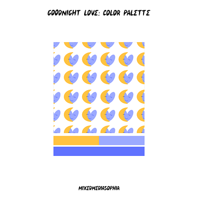 Goodnight Love Surface Pattern Design chicago illustrator childhood pattern designer for hire goodnight moon illustration kid decor moon pattern surface pattern design