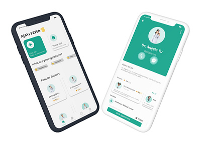 Hospital app design branding graphic design logo motion graphics ui