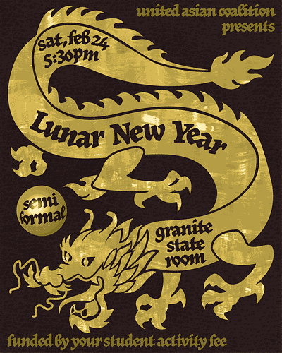 Lunar New Year Event - Year of the Dragon design graphic design lunar new year year of the dragon