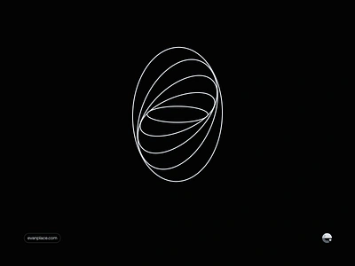 Portal - Unused Mark branding circles grid icon illo illustration lines logo mark motion movement oval portal spot illo