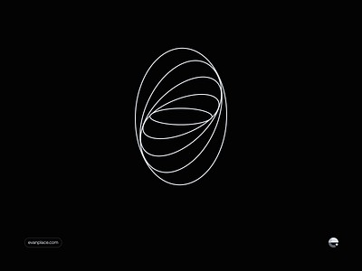 Portal - Unused Mark branding circles grid icon illo illustration lines logo mark motion movement oval portal spot illo