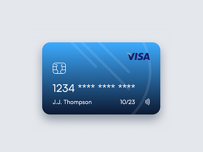 Credit card design for a banking app banking app credit card credit card design mobile app product design ui ui design ui ux user experience ux ux design