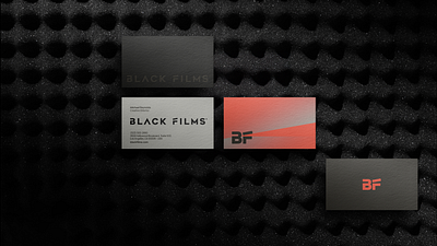 Brand Strategy and Identity Design for Black Films branding business card card comprehensive branding system corporate branding creative brand identity design design film company logo design film production company branding films branding case study graphic design innovative cinematic branding logo logo design modern and bold visual identity