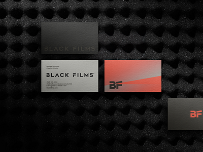 Brand Strategy and Identity Design for Black Films branding business card card comprehensive branding system corporate branding creative brand identity design design film company logo design film production company branding films branding case study graphic design innovative cinematic branding logo logo design modern and bold visual identity