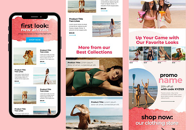 First Look New Arrivals Canva/Photoshop email template canva canva email template ecommerce template email marketing email template email template canva fashion email template newsletter template photoshop email template promotional email psd email template sale email small business email welcome email