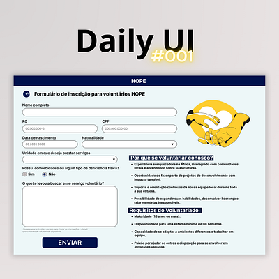 Daily UI #001 - SignUp Page dailyui ui ux